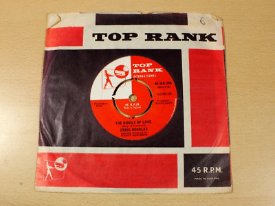 Craig Douglas/Wish It Were Me/1959 Top Rank International 7'' Single/EX-