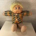 Vtg Orig 1982 Cabbage Patch Kid-Boy Blond Hair Blue Eyes Xavier Roberts 15"