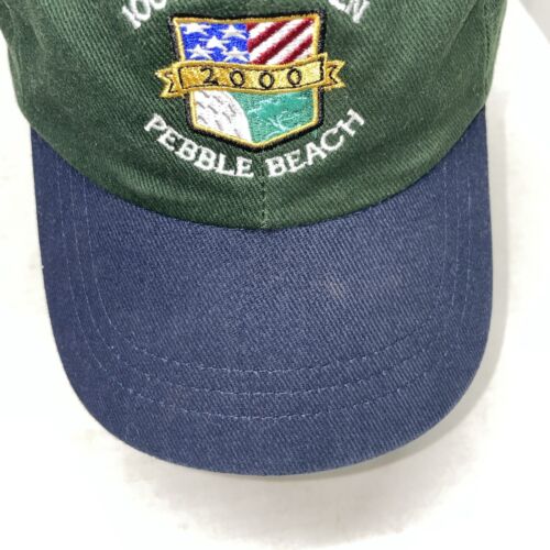 Vintage Golf Mütze 2000 US Open Pebble Beach 100th Anniversary bestickt Y2K - Bild 7 von 10