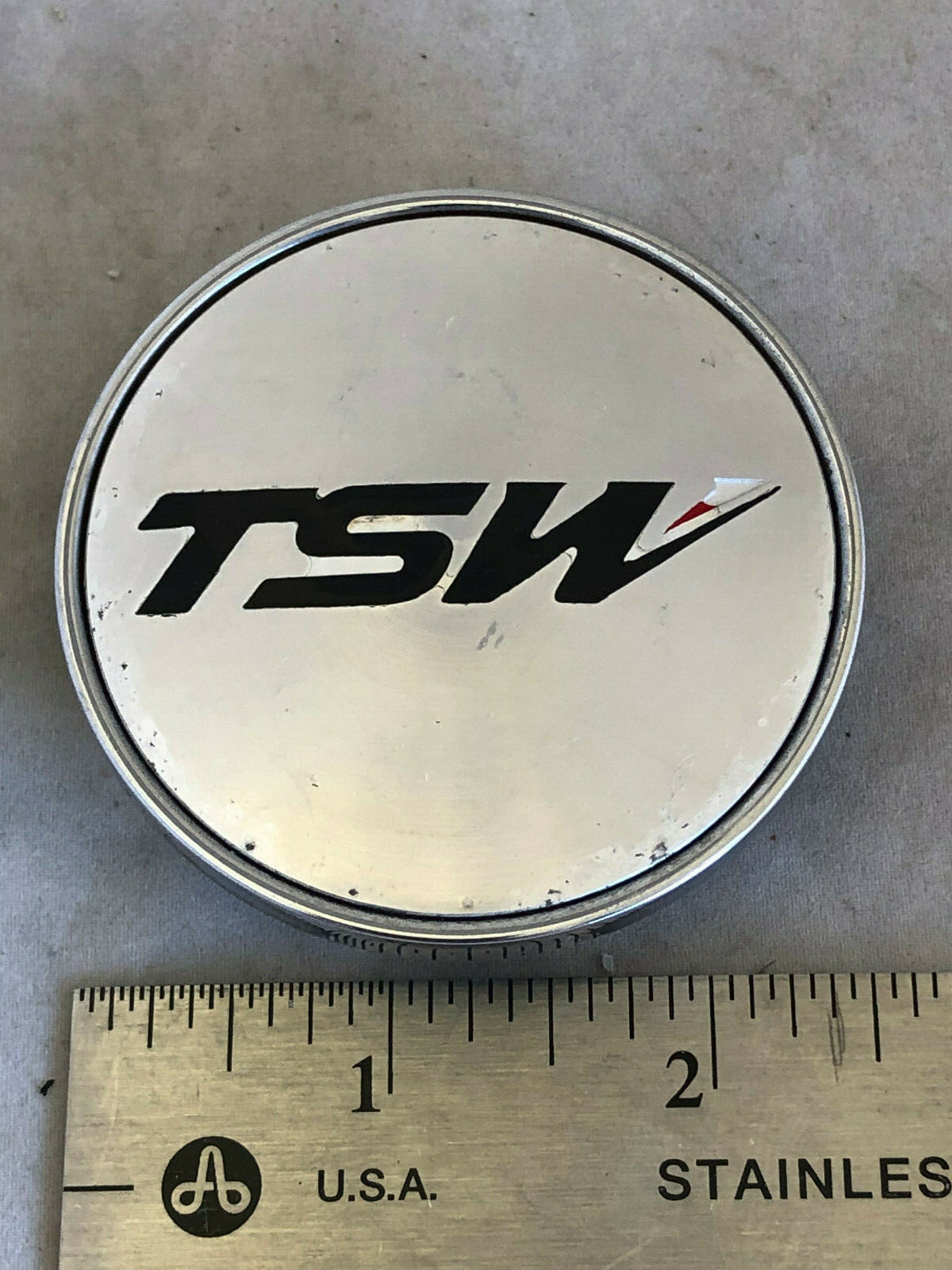TSW Wheels Machined & Chrome Wheel Rim Hub Dust Cover Center Cap C-D31