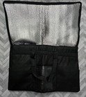 Insulated Food Delivery Bag For Hot & Cold Food Items 22"x14"x14" Black Bag
