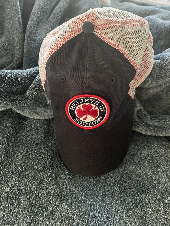 New England Believe in Boston City Pride Truckers Hat Cap Sticker Decal Lot - Image 2 of 4