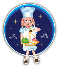Funny Sign Of The Zodiac Libra With Lamb Car Bumper Sticker Decal ''SIZES''
