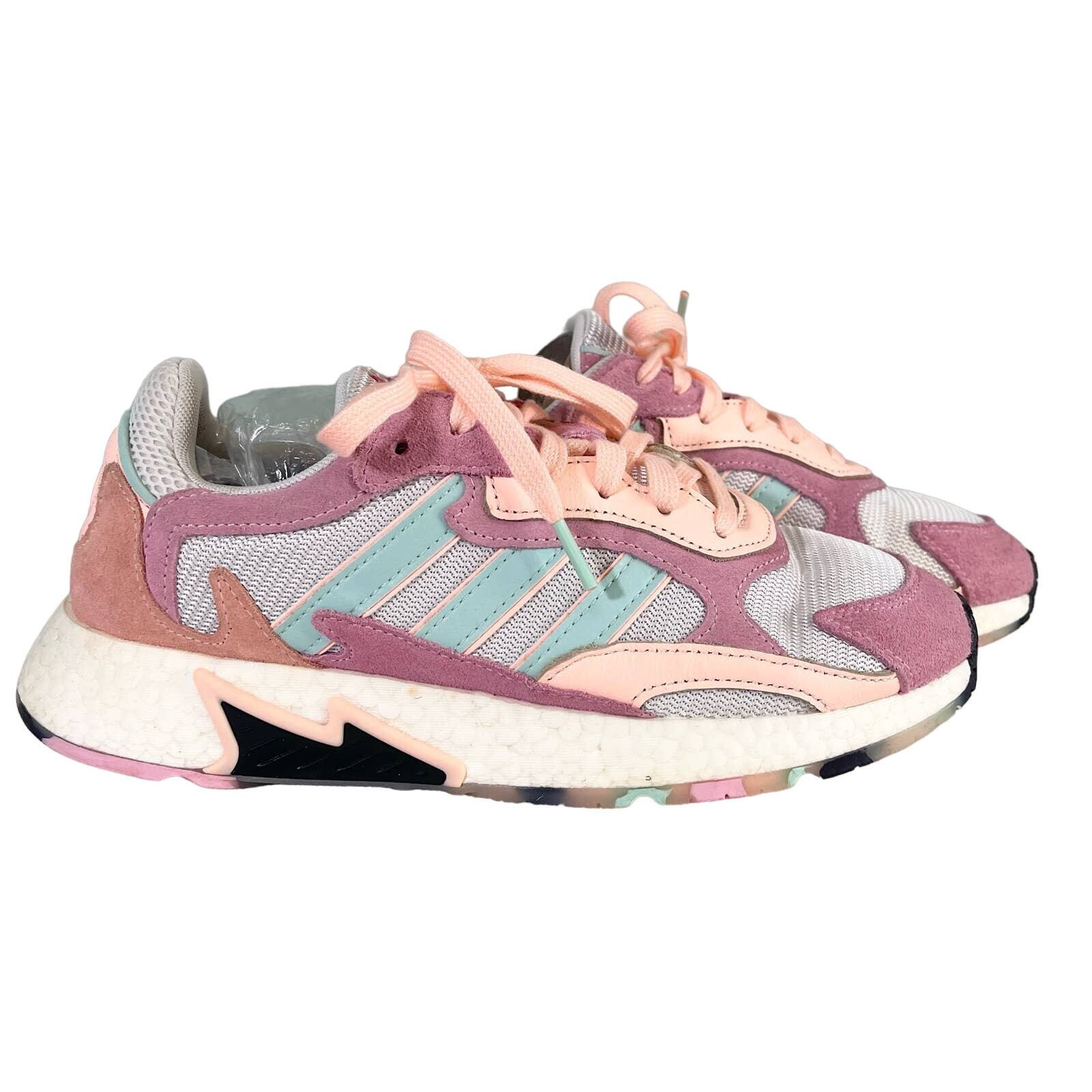 Adidas Originals Sneakers Womens 7 Pink Activewear Tresc Run J Running Shoes