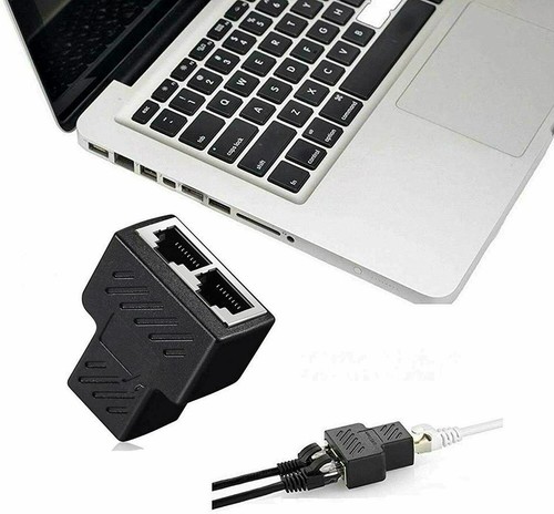 Répartiteur 1 entrée 2 Sorties Splitter Adaptateur RJ45 Ethernet Réseau - 第 6/6 張圖片