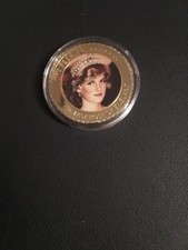 Princess Diana Souvenir Gold Plated Coin 