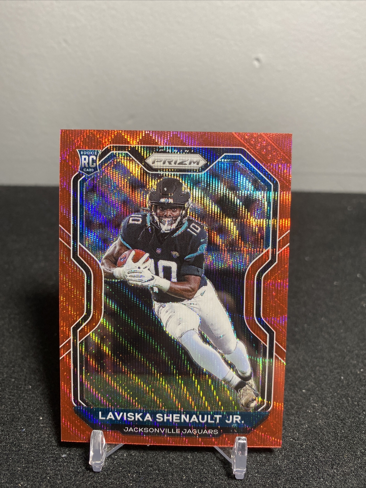 2020 Panini Prizm Rookie Red Wave Prizm /149 Laviska Shenault Jr #350 Rookie RC