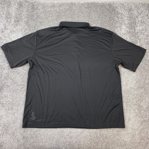 Camisa polo de golf Hanes Cool Dri Performance para hombre 3XL manga corta negra - Imagen 5 de 9