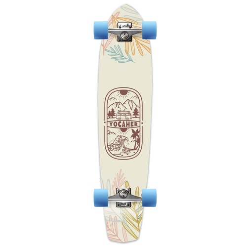 Longboard YOCAHER Completo - Serie Tierra - Color Aventura - Imagen 6 de 55
