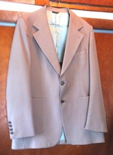 Size 44 Tan Hughes and Hatcher Sport Coat....Made in USA
