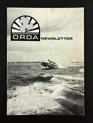 1977 ORDA Newsletter New Year Review Speed Powerboat Racing UK Vintage Booklet