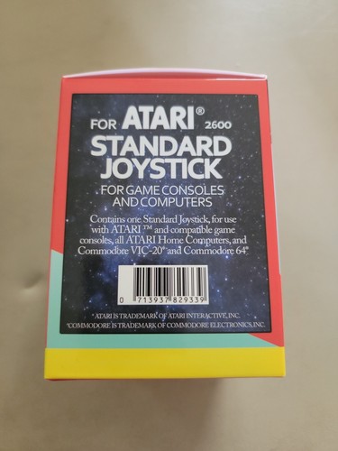 NEW - iCode - Standard Joystick for ATARI 2600 or Commodore 64 / 10ft Cord - Picture 4 of 9