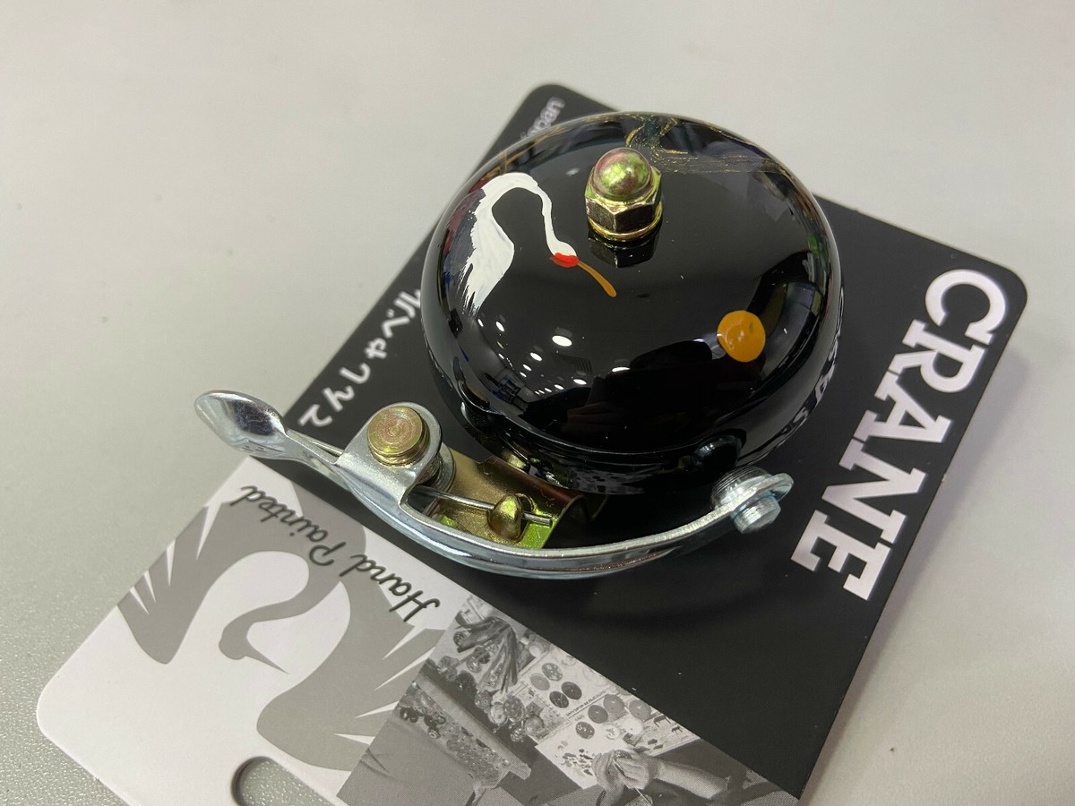 Crane Bell Co. Handpainted Suzu Bicycle Bell With Steel Band