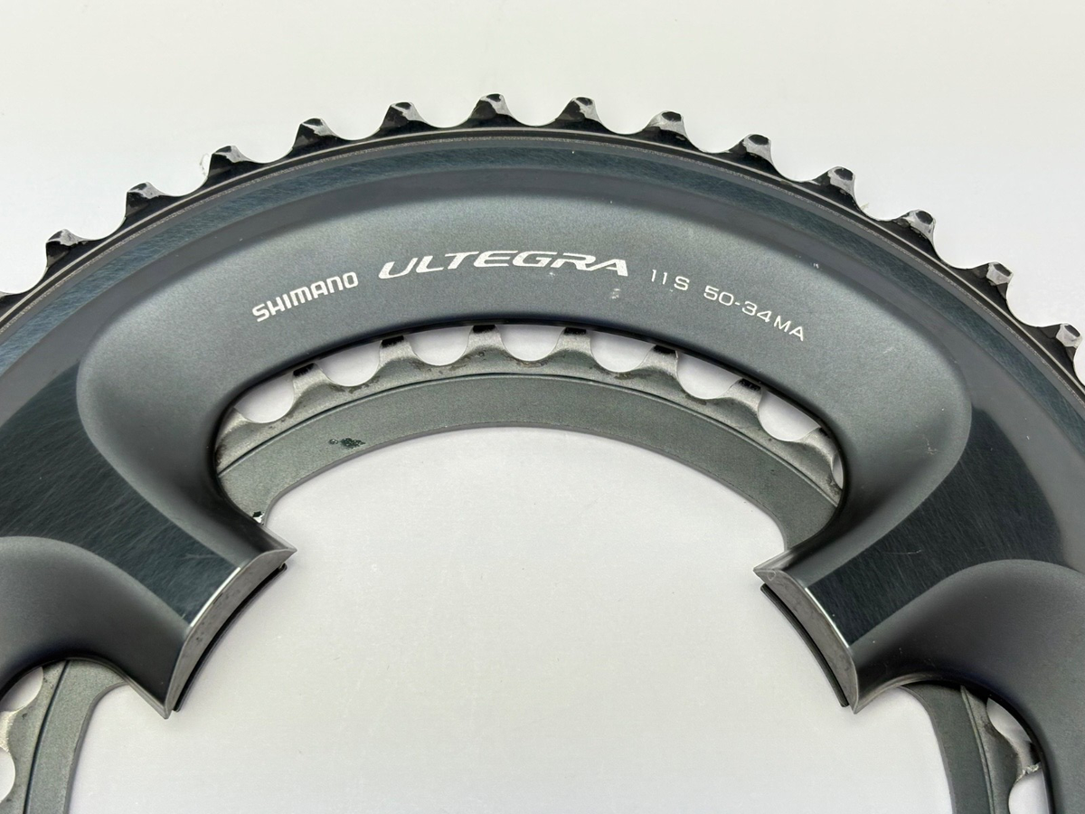 Used Shimano Ultegra FC-6800 11 Speed Set of Chainrings 50