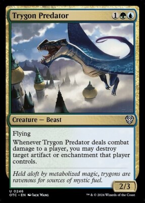 *MtG: 4x Trygon Predator - Commander: Outlaws of Thunder Junction Uncommon*
