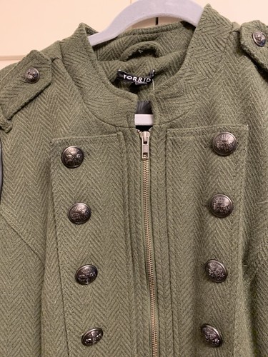 Plus Size Military-style Winter Coat 