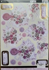 Kanban card making toppers. Kanban Mum. Mother, Mother’s Day card kit. Die cut.