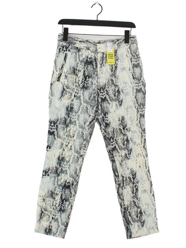 Zara Basic Women's Leggings S Grey Polyester with Elastane Full length