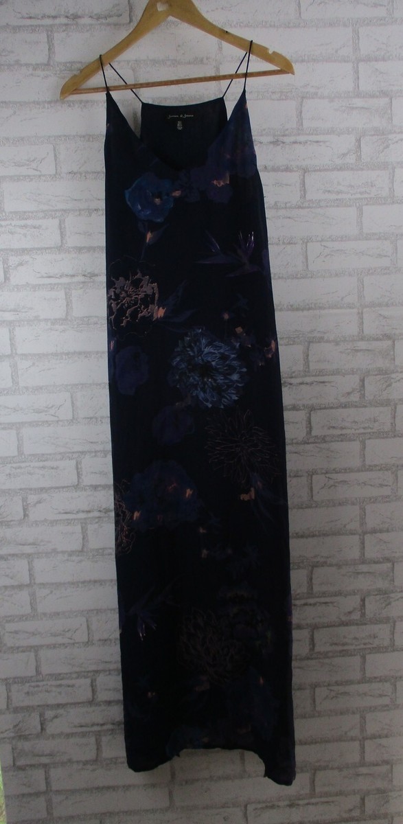Jasmine Juliana womens maxi dress purple blue floral print v
