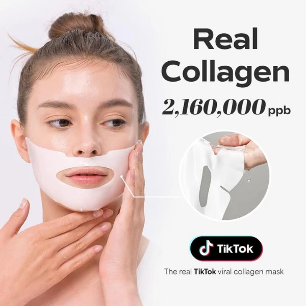 Deep Collagen Overnight Mask 37g x4pcs | 2.16M PPB |Korean Glass Skin Glow - Image 2 of 4