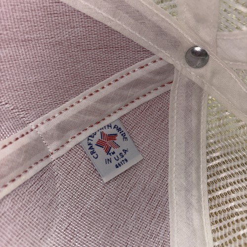 OVER UNDER Mütze SnapBack Herren Truckermütze Made In The USA Peach / Navy - Bild 5 von 9