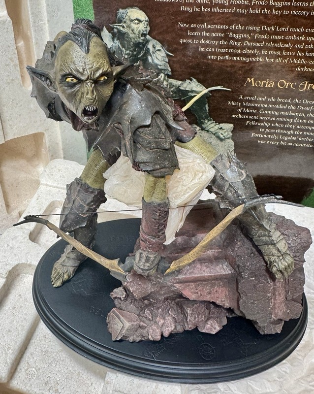 Sideshow Weta Collectibles The Lord Of The Rings Moria Orc Archer 1/6 Polystone