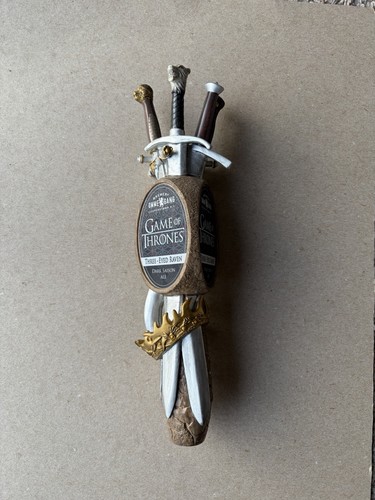 Game Of Thrones Beer Tap Handle Three-Eyed Raven Cooperstown NY 12” EXCELLENT