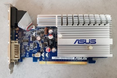 Asus GeForce EN8400GS Silent/P/512M, 512 MB RAM, 16x PCI-Express-Grafikkarte