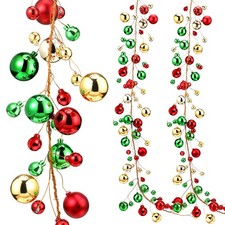 9.8 Feet Christmas Bauble Garland Ball Ornament Ball Garland for Christmas Tr...