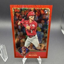 Matt McLain Rookie!!! RED FOIL!!!43/50 