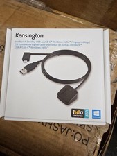 Kensington VeriMark Desktop USB-A/USB-C Windows Hello Fingerprint Reader