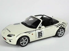 MAZDA MX-5 NC MIATA ROADSTER NR-A MAZDASPEED #5 (RHD) WHITE by AUTOart 80644