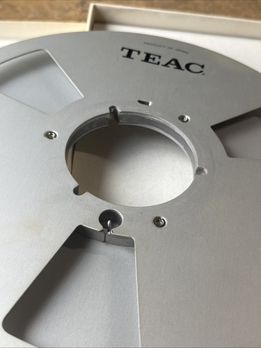 CARRETE DE COLECCIÓN TEAC 10,5 PULGADAS METAL 1/4" VACÍO RE-1002 CON CAJA HECHO EN JAPÓN - Imagen 15 de 16