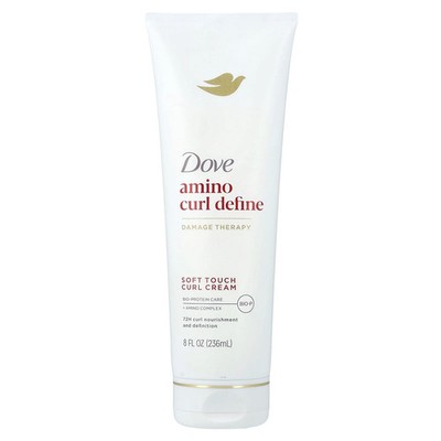 Amino Curl Define, Soft Touch Curl Cream, For Curly, Coily Hair Types, 8 fl oz