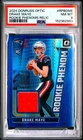 2024 PANINI DONRUSS OPTIC ROOKIE PHENOMS RELICS #RPBDME DRAKE MAYE PSA 8