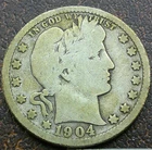 US 1904 Barber Quarter  **