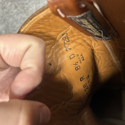 Vintage LUCCHESE Full Quill Ostrich Cowboy Boots Mens 8.5 D EXOTIC, $150.88 - Photo 8