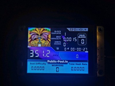 Nerdminer V2 350KH/s  Exodia Edition  Bitcoin Solo Nerd Miner (No Case)
