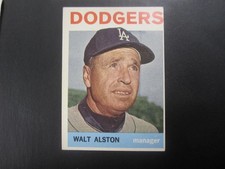 1964 TOPPS BASEBALL CARD #101 LOS ANGELES DODGERS WALT ALSTON MANAGER VERY NICE