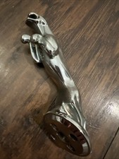 Vintage  Jaguar Hood Ornament Emblem  Jag Leaping Cat  Chrome RARE
