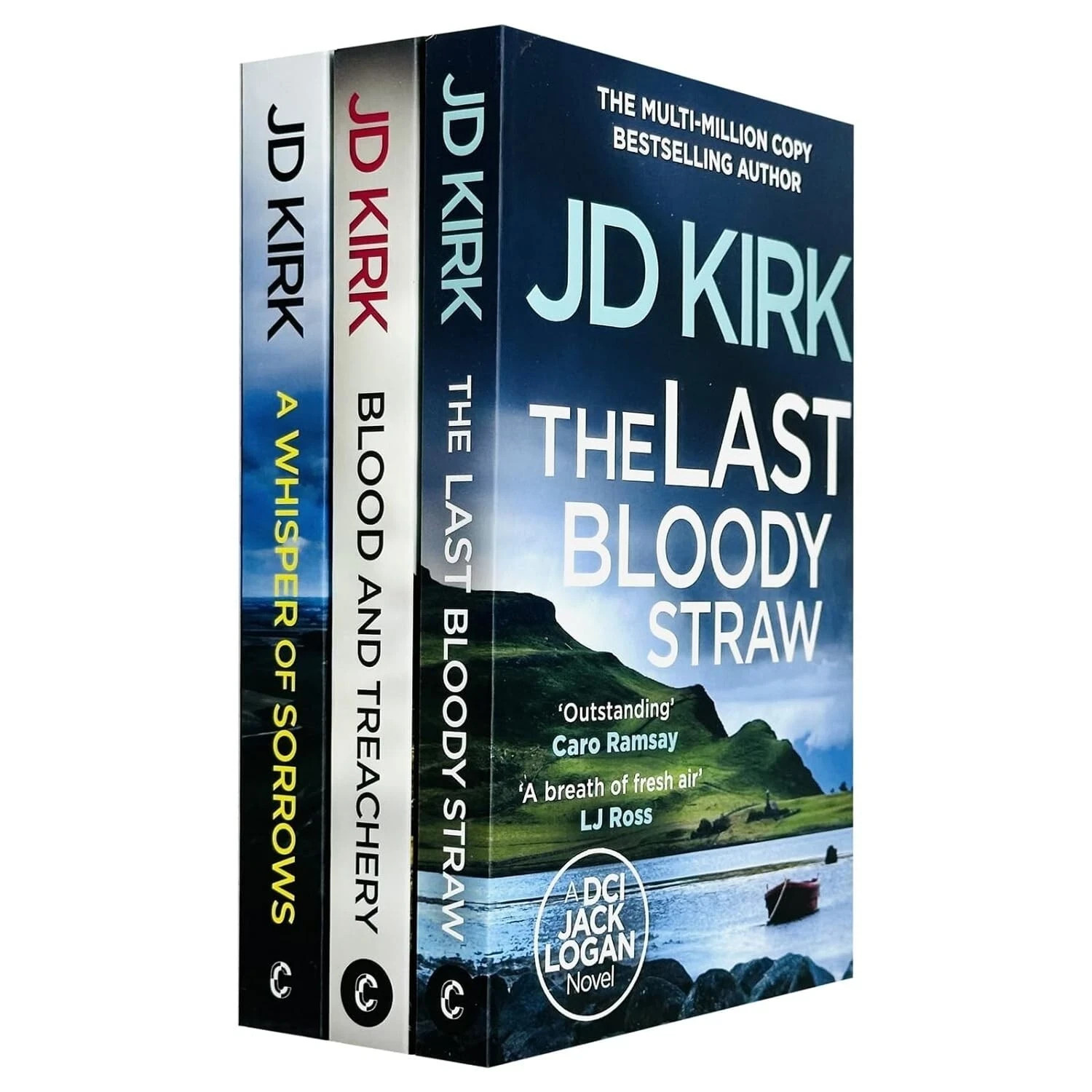 DCI Logan Crime Thrillers 3 Books Set by JD Kirk Books (4-6) Blood and Treachery