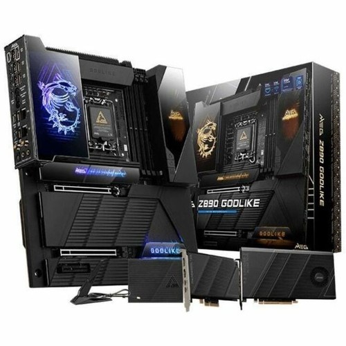 MSI MEG Z890 GODLIKE Gaming Desktop Motherboard - Intel Z890 Chipset - Socket LG - Picture 2 of 5