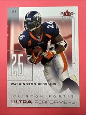 2004 Fleer Ultra Football - CLI NTON PORTIS #2UP - Ultra Performers
