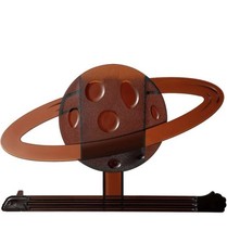Creative Headband Holder Hairband Rack Holder Storage Brown Planet - A0157