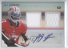 2012 Certified Freshman Fabric 99/499 AJ Jenkins #324 Auto 7a1