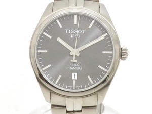 Tissot PR 100 Titanium Swiss Quartz W Watch Gray Dial New Battery T049310A Tissot PR 100 Titanium Quartz | Model T1014104403100  main image 3
