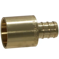 1 Pack XFITTING 1/2" Pex X 3/4" Male Sweat Adapter , Lead Free