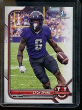 2021-22 Bowman University Zach Evans TCU Horned Frogs #64