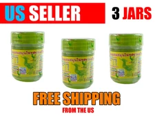 Traditional Thai Herbal Inhaler 3 Jars US seller LOT # 000335 (FREE SHIPPING)