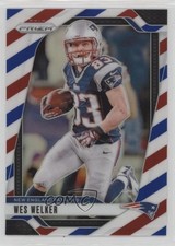 2024 Panini Prizm Red White & Blue Prizm Wes Welker #201 00jz